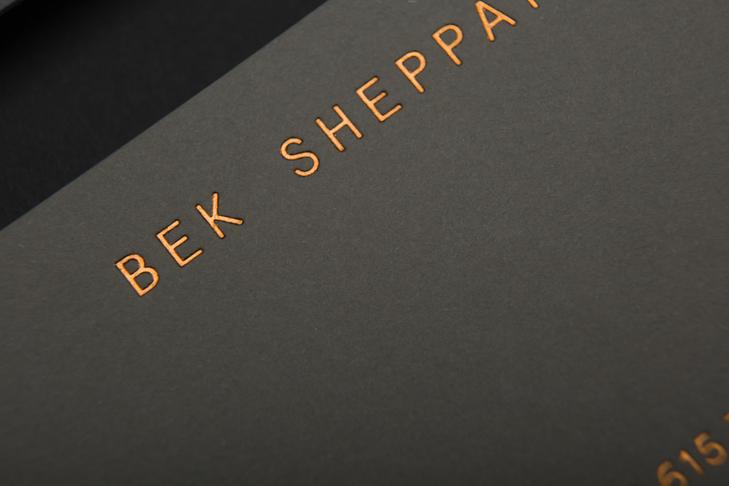 Bek Sheppard - Business Card